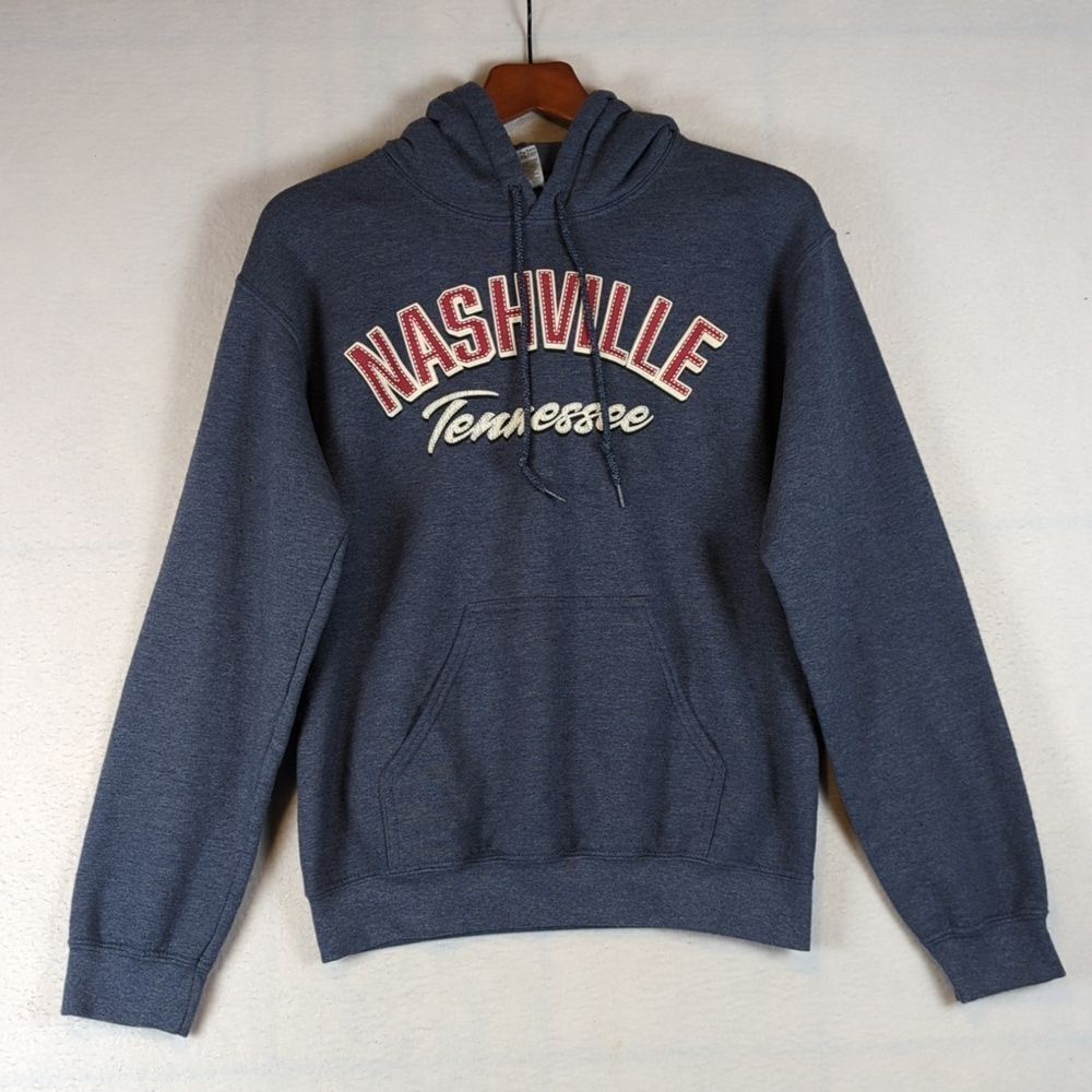 Nasheville Tennessee Grey Hooded Women's Sweatshirt S